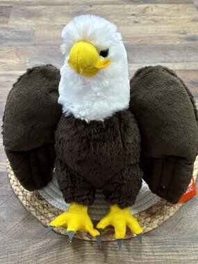 Wild Republic Bald Eagle Plush Stuffed Animal 16" NEW w TAG